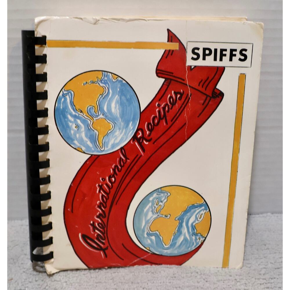 SPIFFS International Recipes Cookbook Ethnic World Cuisine Spiral Bound